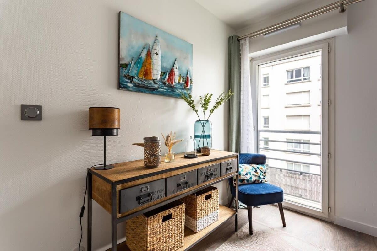 Le Saint Helier -Appartement Cosy Et Calme Parking 雷恩 外观 照片